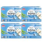 Morinaga Mori-Nu Japanese Style Tofu Beancurd 340g (Pack of 4) Gluten Free & VEGAN - Firm Tofu x 4