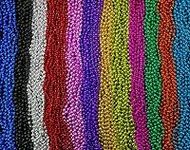 Skeleteen Mardi Gras Beads Necklace