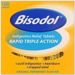 Bisodol Triple Action 100 Indigestion Relief Tablets