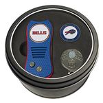 Team Golf NFL Buffalo Bills Tin Gift Set with Switchfix Divot Tool, Cap Clip, and Ball Marker