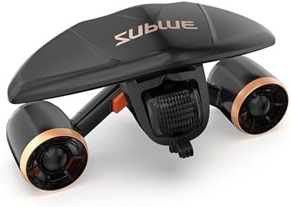 Mix Pro Dual Motor Underwater Scooter - 2 Speed Modes, 60 Min Runtime, 40m Depth with Camera Mount & Low Battery Alarm for Pool, Diving, Snorkeling - Water Scooter for Adults & Kids (MixPro Black)