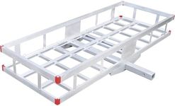 Ultra-Tow Aluminum Hitch Cargo Carrier - 500-Lb. Capacity, Silver, 60in. x 22.5in. x 8in.H