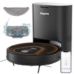 Bagotte Robot Vacuum Cleaner with Mop,4-in-1 Robot Vacuum Cleaner for 60 Days of Cleaning,Super Suction Robotic Vacuums with Self-Empty,Compatible with Alexa,Ideal for Floor