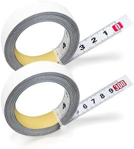 Cinta Metrica, KLEHOPE 2 Piezas Cinta Métrica Autoadhesivas Cinta Metrica Costura Metro 3m Longitud Cortable la Escala es Clara y Precisa para Coser y Medir Carpintería