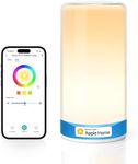 meross Smart Bedside Lamp Dimmable WiFi Table Lamp Night Light, Compatible with HomeKit, Alexa, Google Home & SmartThings, Tunable White & Multi-Color, Touch & Voice & APP Control, Schedule and Timer