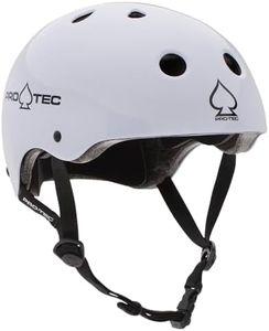 Pro-Tec Classic Casco, Unisex Adulto, Gloss White, L