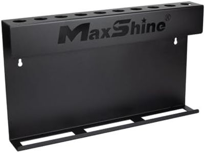 Maxshine Car Detail Brush and Spray Bottle Holder - Maximizing Your Convenience and Bringing Super Nice Look: 10 car detailing brushes holder & car compound cleaners (trigger bottle holder)