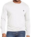 Ralph Lauren Polo Men's Crew Neck Long Sleeve Tee (White) UK Small