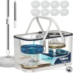 Spin Mop and Bucket System, Mop and