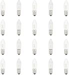 GutReise 20 x AC E10 replacement bulbs, top candle for arches and fairy lights, 23 V, 2700 K, 3 W (23 V)