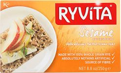 Ryvita Wholemeal Rye Crisp Bread Sesame Seed 250g - Pack of 6 by Ryvita