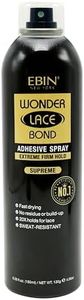 Wonder Lace Bond Adhesive Spray - Supreme 6.34fl.oz./180ml | Fast Drying, No Residue, Long Lasting Formula with Protecting Edges Lace Front Wig Bond