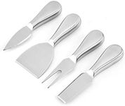 Premium Stainless Steel Cheese Tool Set - 4 Piece Cheese Knife Set - Cut, Spread All Your Favorite Cheeses