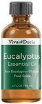 Viva Doria 100% Pure Eucalyptus Globulus Essential Oil, Undiluted, Food Grade, 118 mL