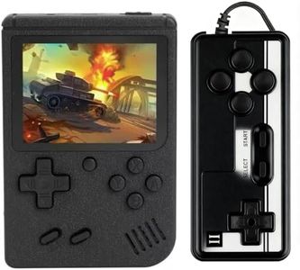 PTEROMYS Retro Handheld Game Console with 500 Classical FC Games-2.8 Inches Screen Portable Video Game Consoles (Game- Black)