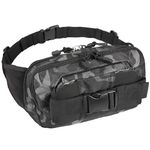 LarKoo Tactical Fanny Pack for Concealed Carry Sling Bag CCW Crossbody Waist Bag for Men&Women EDC Gear with Adjustable Strap, acu, Middle, Sports&formal