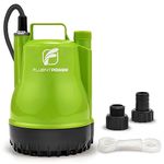 FLUENTPOWER 1/4HP Utility Pump 1900GPH Portable Submersible Sump Pump, with 16.4 Ft Cord for Draining Water from Pool Pond Garden Hot Tub Basement Tankless Heater Liquids