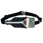 SPIbelt Running Belt Large Pocket, No-Bounce Bum Bag for Runners, iPhone 6 7 8-Plus X Athletes and Adventurers (Black with Titanium Zipper, 25" Through 47")