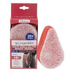 Spongeables Anti-Cellulite Body Wash in a Sponge, Reduce The appearance of Cellulite, Moisturizer and Exfoliator for The Body, 20+ Washes, Hibiscus