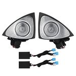 Car Rotating Tweeter 7 Color 3D Door Tweeters for Car Audio with LED Ambient Lighting Replacement for Benz S‑Class W222 2014‑2017