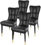 Bekrvio Set of 4 Leather Dining Roo