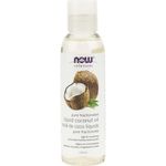 NOW Solutions, Liquid Coconut Oil, Light and Nourishing, Promotes Healthy-Looking Skin and Hair, 118mL