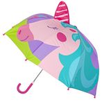 Stephen Joseph Little Girls' Pop up Umbrella, Unicorn, One Size