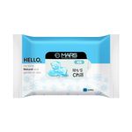 MARS Refreshing Wet Wipes for Face| Facial Cleansing | Refreshing & Skin Hydration| Soothing for skin | pH Balance & Alcohol Free | Nourishing with Fruit extract | 25 Wipes | Ice
