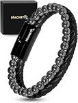 MagnetRX® Hematite & Leather Magnet