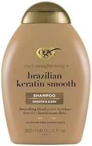 Ogx Ever Straightening + Smoothing & Shine Brazilian Keratin Therapy Shampoo For Frizzy Hair 385mL (Packaging May Vary)