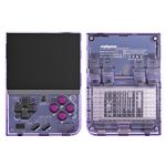 Miyoo Mini Handheld Game Console Built-in 5000 Games, 3.5-Inch 32G Mini Plus Portable Gaming Console Support Wi-Fi Battle, Open-Source Emulators, Retro Arcade for Kid Adult-Purple