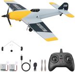 QI XING RC Plane Ready for Beginners,2.4Ghz 3 Channels BF109 Remote Control Airplane with Gyro Stabilization System,Easy RC Fighter Fly for Adults and Kids