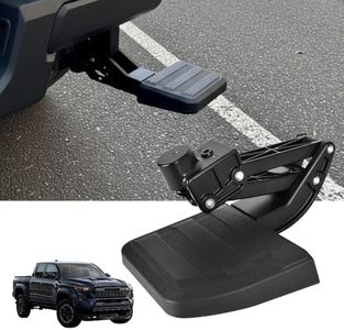 Rear Bed Step Compatible with Toyota Tacoma 2024 2025 Aluminum Retractable Folding Truck Bumper Tailgate Step Fit for Tacoma 2024+