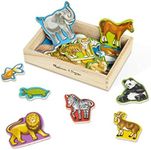 Melissa & Doug 20 Wooden Animal Mag