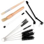 15 Pcs Coffee Machine Cleaning Brush Set - Espresso Machine Brush & Nylon Brush for Coffee Grinder & Group Head Cleaning