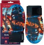 Gracfulcub Baseball Sliding Mitt, Sliding Glove Baseball Softball Guard, Ergonomic Design Protect Fingers (Sailboat Voyage)