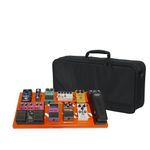 Gator Aluminum Guitar Pedal Board with Carry Bag Large: 23.75" x 10.66" | Orange Pedalboards (GPB-BAK-OR)