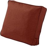 Classic Accessories 62-129-HHENNA-EC Montlake FadeSafe Chair/Loveseat, 21 x 15 x 4 Inch, Heather Henna Patio Lounge Back Cushion, 21" W x 15" H x 4" Thick