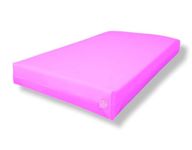 Gym Mats 12cm Extra Thick, Multi-purpose shock absorbent Waterproof Crash mats 4 Sizes and 5 Colours Available (SMALL, PINK)