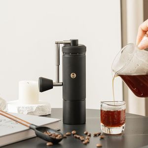 TIMEMORE Manual Coffee Grinder – All-Metal, Folding Handle, Black
