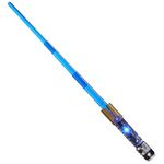 Star Wars Lightsaber Forge Kyber Core Jedi Master Sol, Officially Licensed Blue Customizable Electronic Lightsaber, Toys for 4 Year Old Boys and Girls & Up