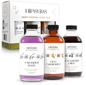 HipStirs Spring Cocktail Syrup Trio – Lavender Haze, Blackberry Mint & Old Fashioned (3 Pack, 8oz Bottles) | Craft Drink Mixers for Cocktails & Mocktails | Small Batch, Natural Ingredients