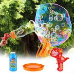 KADAYAYA Dinosaur Bubble Machine for Kids 3 4 5 6 Years Old, Dinosaur Bubble Maker Toy Gun for Boys Girls 3-5 Years, Dino Bubble Blower Party Favor Gift for Toddler Kids 4 5 6 Years Old