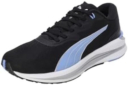 PUMA Women's Sport Shoes ELECTRIFY NITRO 2 WNS Road Running Shoes, PUMA BLACK-ELEKTRO PURPLE-PUMA SILVER, 38