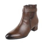 Metro Women Brown Ankle Boot UK/5 EU/38 (31-148)