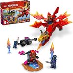 LEGO® NINJAGO® Kai’s Source Dragon Battle 71815 Adventure Playset with 4 Minifigures, Kids' Buildable Model with Posable Figure, Birthday Set for Boys and Girls Aged 4 Years Old and Over