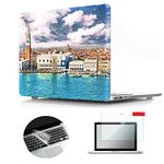 Se7enline Compatible with MacBook Pro Retina 13 inch Case 2012-2016 Plastic Hard Carrying Case for Mac Pro 13-inch Retina Model A1502/A1425 with Keyboard Cover Skin, Screen Protector,Venice