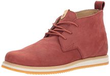 Volcom Men's Del Coasta Leather Shoe Chukka Boot, Rust, 6.5 UK