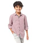 BONKIDS Boy's Regular Fit Shirt (BON9984_Red