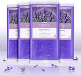 KARITE Lavender Scented Paraffin Wax Beads Blocks - 4 Pack for Bath, Hand, Feet Dry Skin Moisturizing, Hydration, and Nourishment